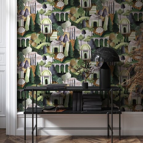 Noordwand Leyla 81663 Groen - Bruin
