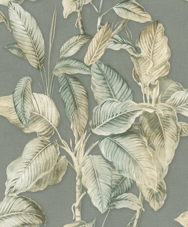 Rasch Back to Nature 571462 - Blauw / Crème