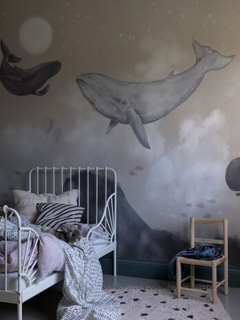Boråstapeter Studio Whales in the sky 9456W