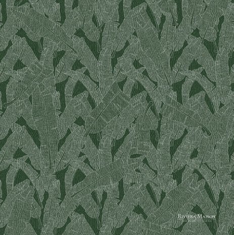 Riviera Maison Tropical Leaf 30608 - Groen