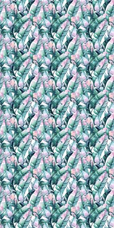 Esta Home Jungle Fever 158896 (*Gratis Lijm Actie) - Turquoise - Roze