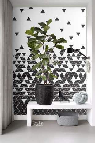 Esta Home Scandi Cool 158906 (*Gratis Lijm Actie) - Zwart Wit