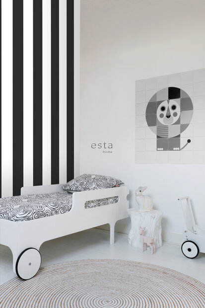 Esta Home Black &amp; White 139111 (incl. Gratis Lijm*) - Zwart Wit