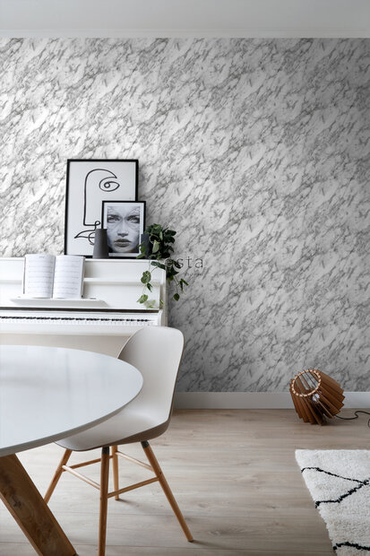 Esta Home Black &amp; White 139119 (incl. Gratis Lijm*) - Zwart Wit