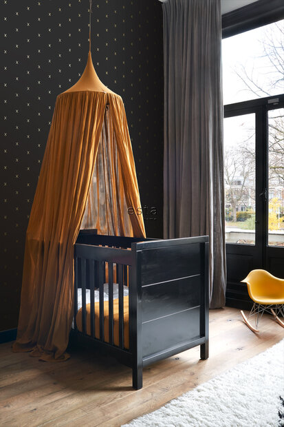 Esta Home Black &amp; White 139130 (incl. Gratis Lijm*) - Zwart - Goud