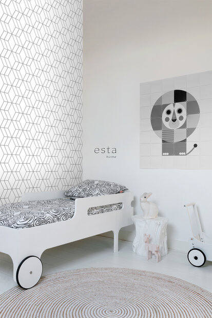 Esta Home Black &amp; White 139149 (incl. Gratis Lijm*) - Zwart Wit