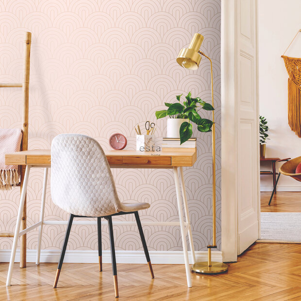 Esta Art Deco 139217 (incl. Gratis Lijm*) - Roze