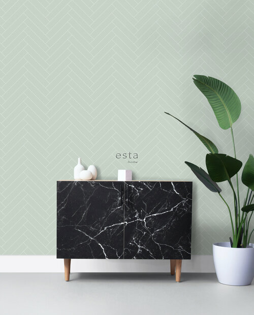 Esta Art Deco 139221 (incl. Gratis Lijm*) - Groen