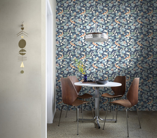 Rasch Kimono / Beachhouse 408126 Cr&egrave;me