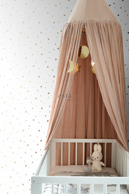 Esta Home Forest Friends Wit Goud 139259 (incl. Gratis Lijm*) - Wit - Goud