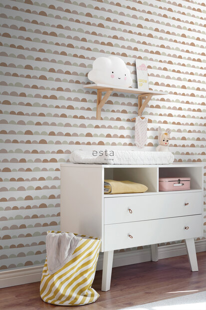 Esta Home Forest Friends Roze 139266 (incl. Gratis Lijm*) - Terracotta - Roze