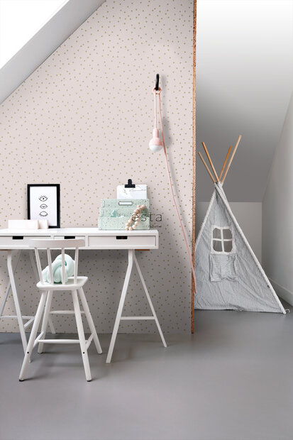 Esta Home Forest Friends Roze 139274 (incl. Gratis Lijm*) - Roze - Goud