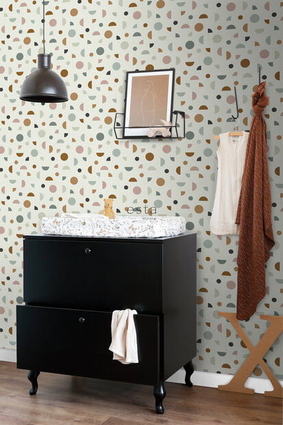 Esta Home Forest Friends Beige Multi Colour 139277 (incl. Gratis Lijm*) - Multicolour - Beige