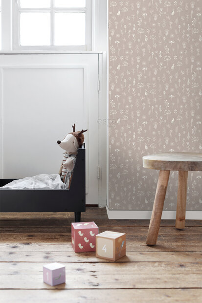 Esta Home Forest Friends Roze 139280 (incl. Gratis Lijm*) - Terracotta - Roze