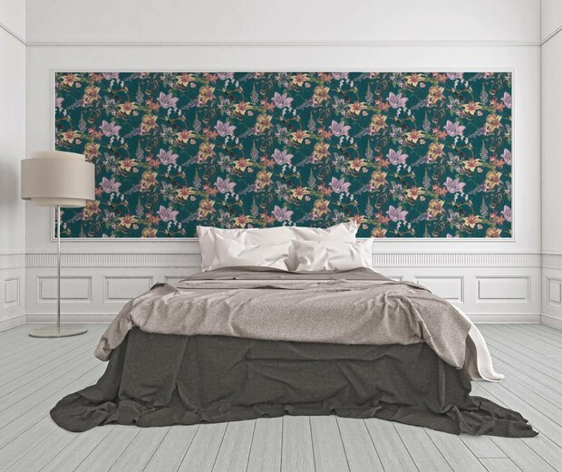 AS Creation AP Jungle Chic 37701-2 - 377012 Blauw / Blauw