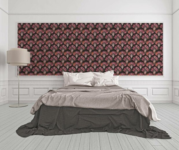 AS Creation AP Jungle Chic 37708-3 - 377083 Zwart / Roze