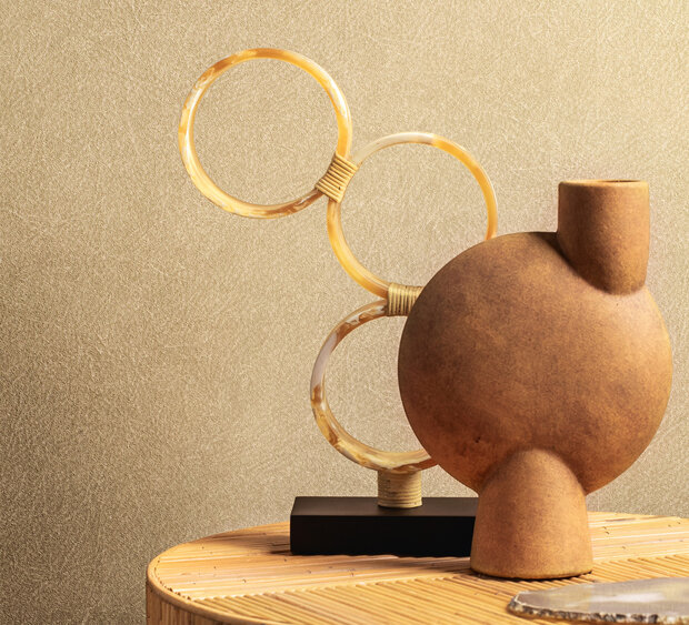 HookedOnWalls TAHITI LEATHER PLAIN TA25021 (incl. Gratis Lijm*)