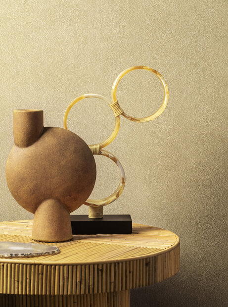 HookedOnWalls TAHITI LEATHER PLAIN TA25022 (incl. Gratis Lijm*)