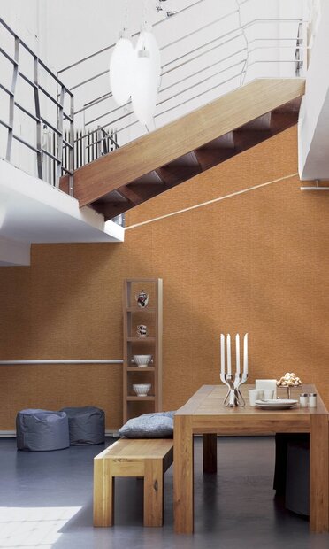 AS Creation #Hygge 38597-5 - 385975 Metallic Ethnic - Oranje / Bruin