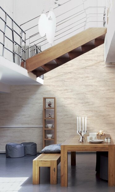AS Creation Attractive 2 39041-6 / 390416 Creme met soft glow glans laatste rol