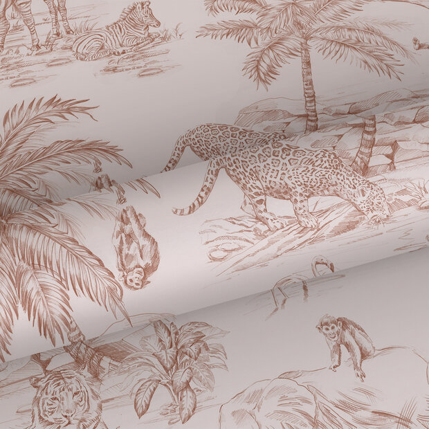 Esta Home To the Moon and Back 139348 (incl. Gratis Lijm*) - Terracotta - Roze