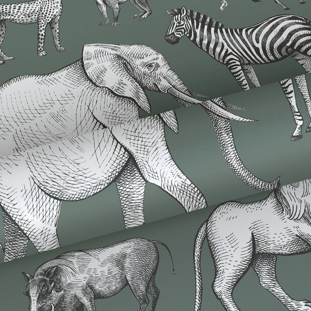 Esta Home To the Moon and Back 139513 (incl. Gratis Lijm*) - Groen