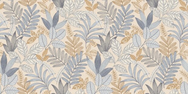 Noordwand Allure AL26291 Beige - Blauw