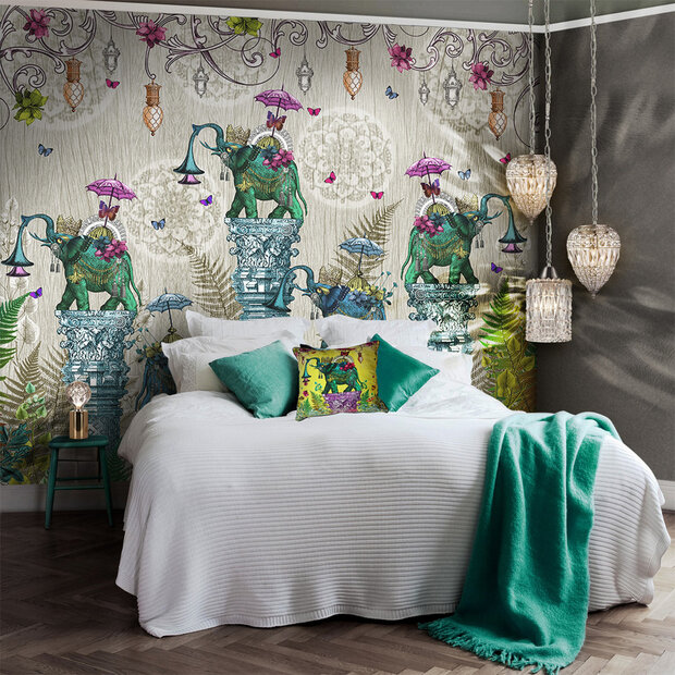 Santorus I The Other Orient Mural - Stone WPM0101 (*incl. Gratis Lijm*)