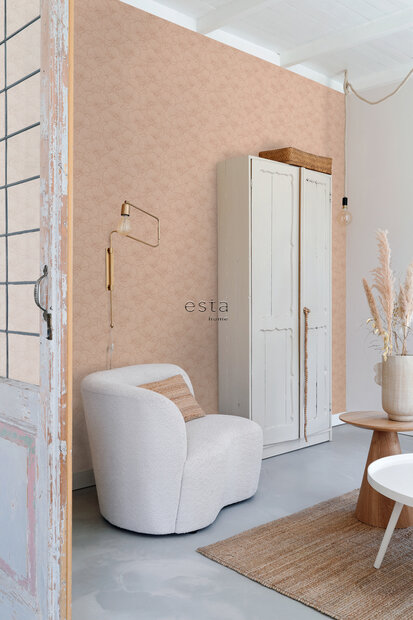 Esta Home Bladeren 139493 (incl. Gratis Lijm*) Terracotta Roze