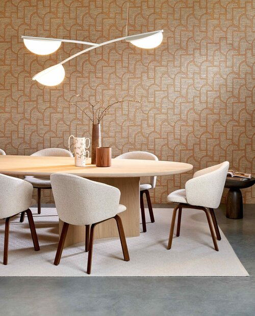 Arte Essentials Totem ESPARTO IBERICO 18910 Oranje/Cr&egrave;me (incl. Gratis Lijm*)