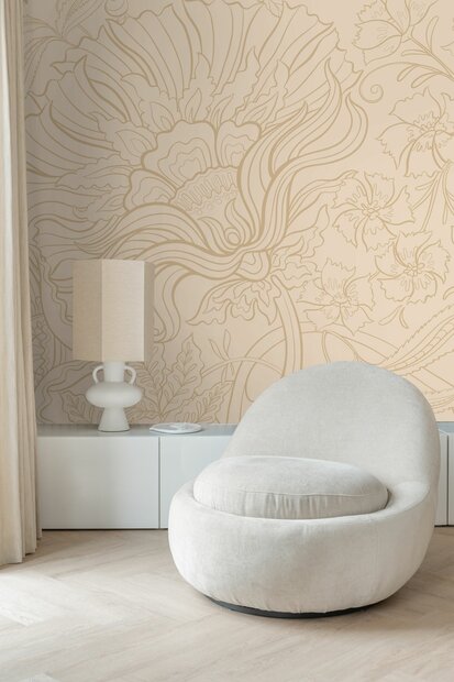 Esta Home Bloom Beige 159411 (incl. Gratis Lijm*)