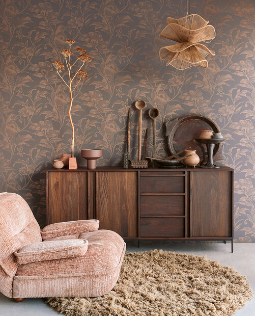 Eijffinger Gilded 340135 (incl. Gratis Lijm*) Bruin