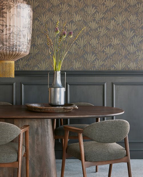 Eijffinger Gilded 340154 (incl. Gratis Lijm*) Zwart