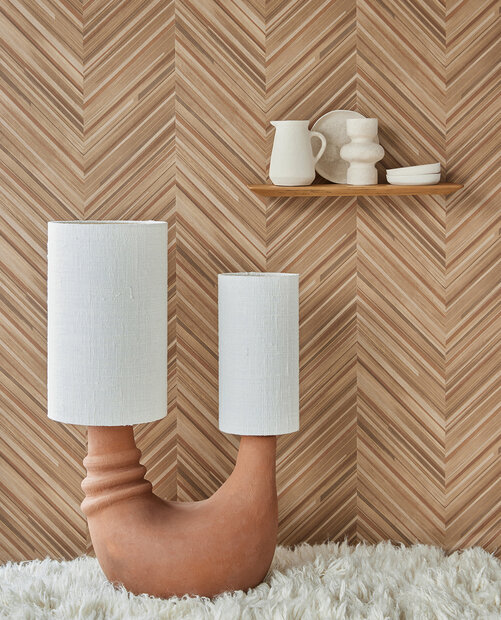 Eijffinger Gilded 340162 (incl. Gratis Lijm*) Bruin