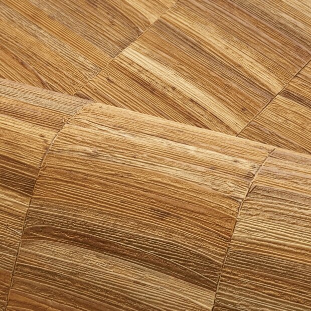 Casamance Nature Pr&eacute;cieuse - Textures (incl. Gratis Lijm**) 76501630 - Beige/Oranje (Houtkleur)