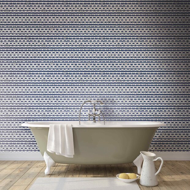 HookedOnWalls ENRIQUEZLAND RIGHE CUORI 25504 (incl. Gratis Lijm*)