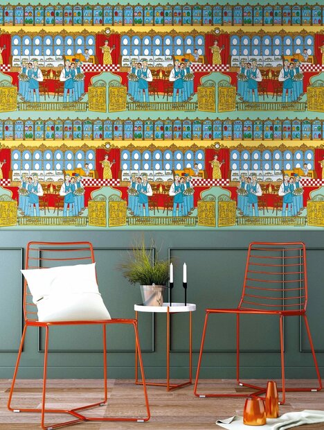 HookedOnWalls ENRIQUEZLAND PASTICCERIA 25534 (incl. Gratis Lijm*)