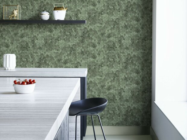 BN Wallcoverings Dimensions 219586 - Groen