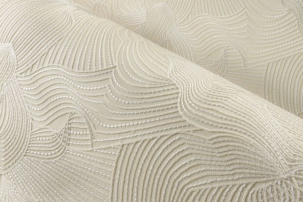 Arte MOOOI GREEN HOUSE TECHNO BEE EMBROIDERED MO5040 Wit (incl. Gratis Lijm*)