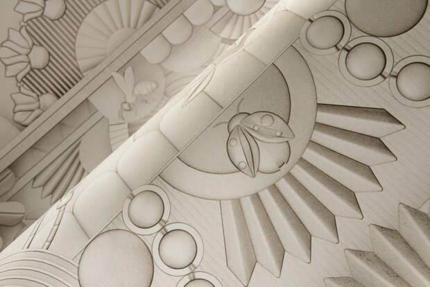 Arte MOOOI GREEN HOUSE GREENHOUSE GATHERING ARCH MO5056 Cr&egrave;me (incl. Gratis Lijm*)