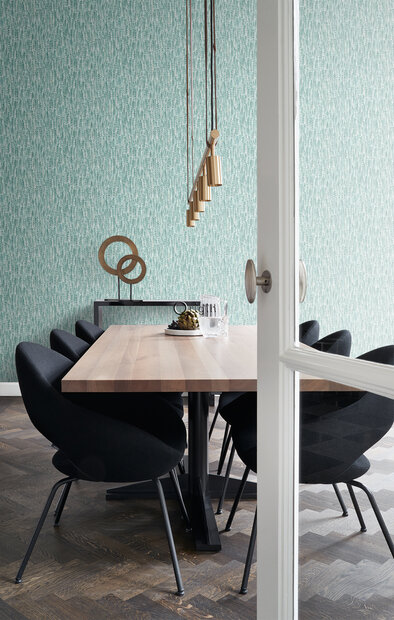 Origin Wallcoverings Identity (incl. Gratis Lijm*) 347396 - Blauw / Groen