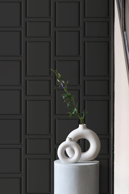 Origin Wallcoverings 3D Reflections (incl. Gratis Lijm*) 347861 - Zwart