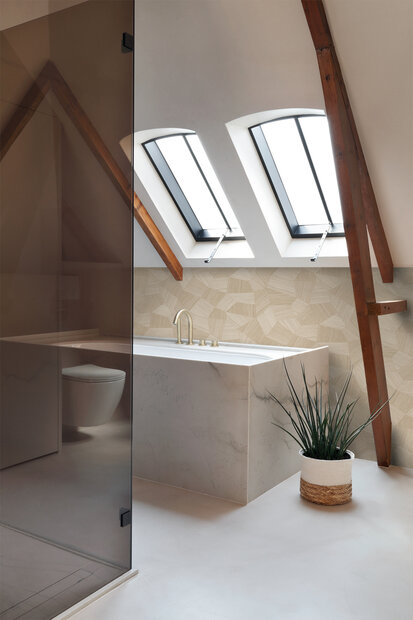 Origin Wallcoverings 3D Reflections (incl. Gratis Lijm*) 347983 - Beige