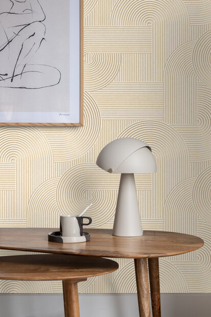 Origin Wallcoverings 3D Reflections (incl. Gratis Lijm*) 348015 - Beige