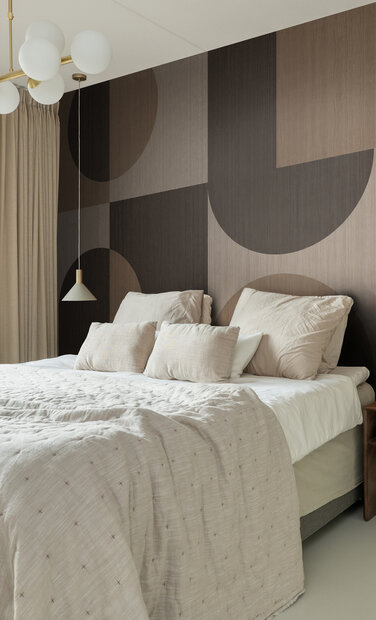 Origin Wallcoverings 3D Reflections (incl. Gratis Lijm*) 357325 - Bruin