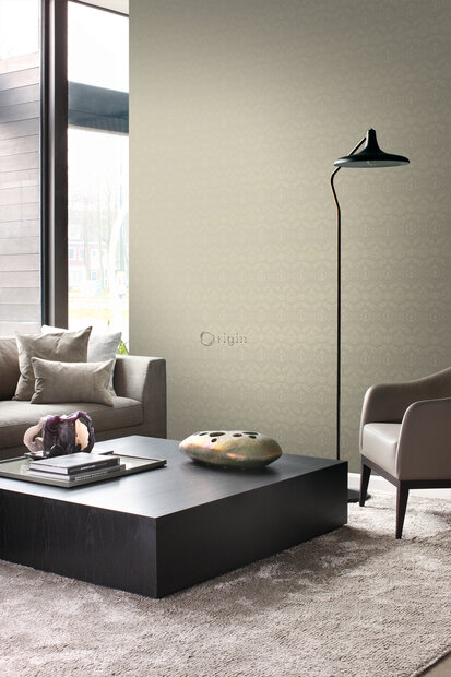 Origin Wallcoverings Beaumont (incl. Gratis Lijm*) 346247 - Geel