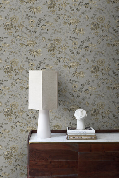Origin Wallcoverings Bloomingdale (incl. Gratis Lijm*) 326125 - Bruin