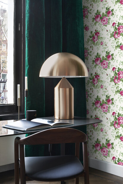 Origin Wallcoverings Bloomingdale (incl. Gratis Lijm*) 326138 - Roze