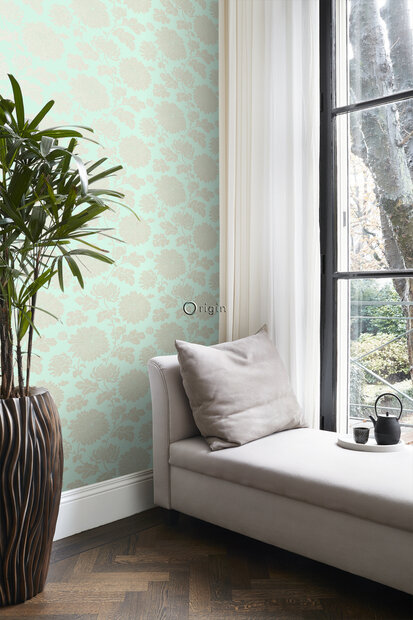Origin Wallcoverings Bloomingdale (incl. Gratis Lijm*) 326148 - Groen