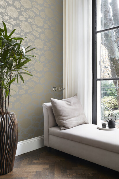 Origin Wallcoverings Bloomingdale (incl. Gratis Lijm*) 326149 - Geel / Bruin